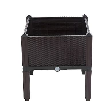 2pcs Free Splicing Injection Planting Box - Brown