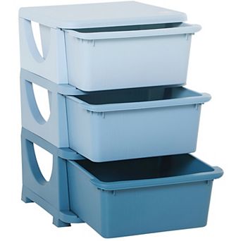 Kids Storage Unit Dresser - Multi-Drawer Storage Solution with Bright Colors and Safe Design