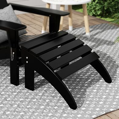 Westintrends Outdoor Folding Adirondack Ottoman