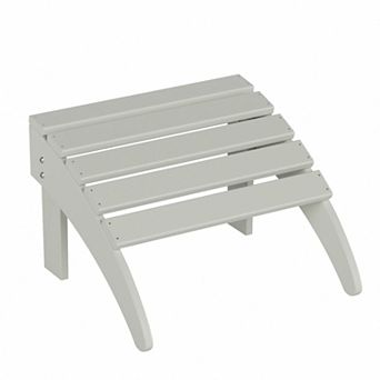 Westintrends Outdoor Folding Adirondack Ottoman