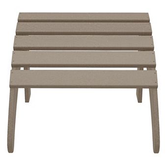 Outdoor ottoman for Adirondack chair