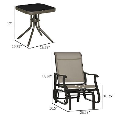 3-Piece Furniture Set - Garden Chairs/lounge Chairs
