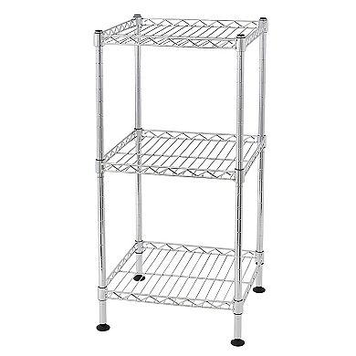 3-tier Steel Wire Shelving Tower