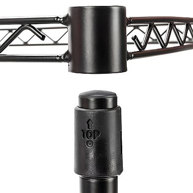 2-Tier Rod Closet Organizer, Versatile Storage Solution with Two Hanging Rods and Additional Shelf