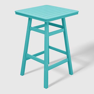 Westintrends 5-piece Outdoor/patio Square Bar Bistro Set