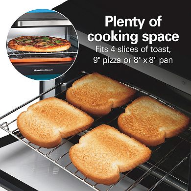 Hamilton Beach Sure Crisp 4-Slice Air Fryer Toaster Oven with 5 Cooking Modes