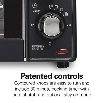 Hamilton Beach Sure Crisp 4-Slice Air Fryer Toaster Oven with 5 Cooking Modes