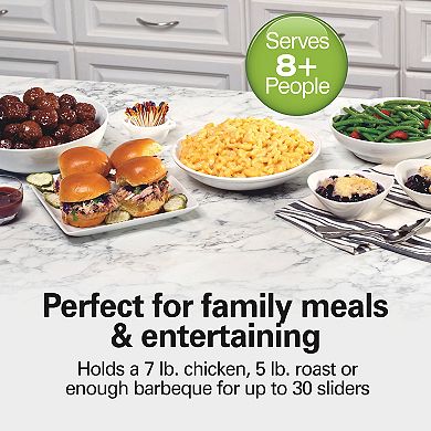 Hamilton Beach 7-qt. Programmable Slow Cooker with Party Dipper Food Warmer