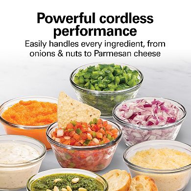 Hamilton Beach Cordless 4 Cup Food Chopper