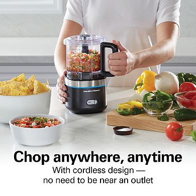 Hamilton Beach Cordless 4 Cup Food Chopper