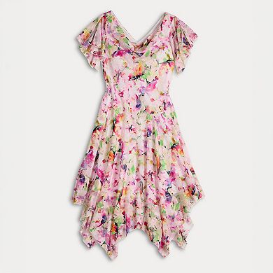 Women's Robbie Bee Cowl Neck Midi Dress