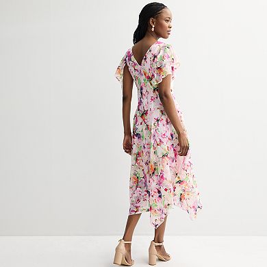 Women's Robbie Bee Cowl Neck Midi Dress