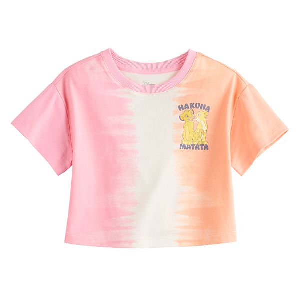 Girls 4-12 Disney Short Sleeve Graphic Tee by Jumping Beans® - Simba Lion King Pink (4)