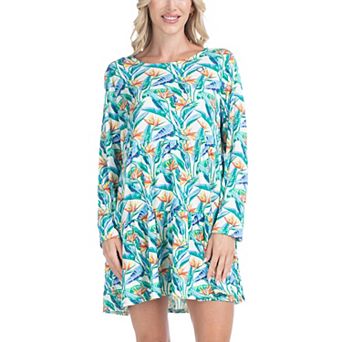 Women's Ocean Pacific® Waves For Days Tiered Hem Sleepshirt