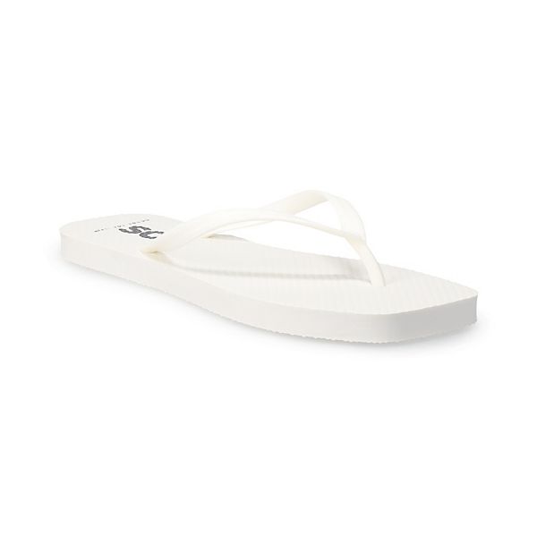 SO® Lanah Flip Flop Women's Sandals - White (9)