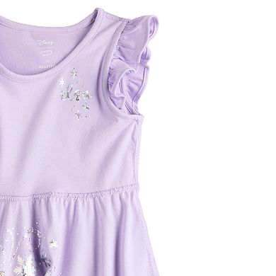 Disney's Frozen Elsa Baby, Toddler & Girls 4-12 Adaptive Sensory Flutter Sleeve Dress by Jumping Beans®
