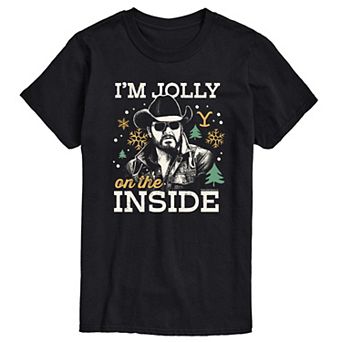 Men's Yellowstone Jolly On The Inside Graphic Tee