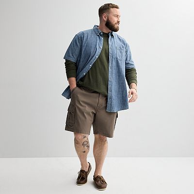 Big Tall Sonoma Goods For Life® Flexwear Everyday Cargo Shorts