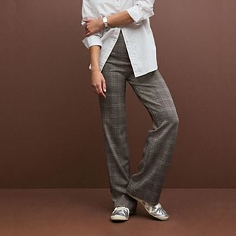 Women's NEXT Check Wide Leg Pant