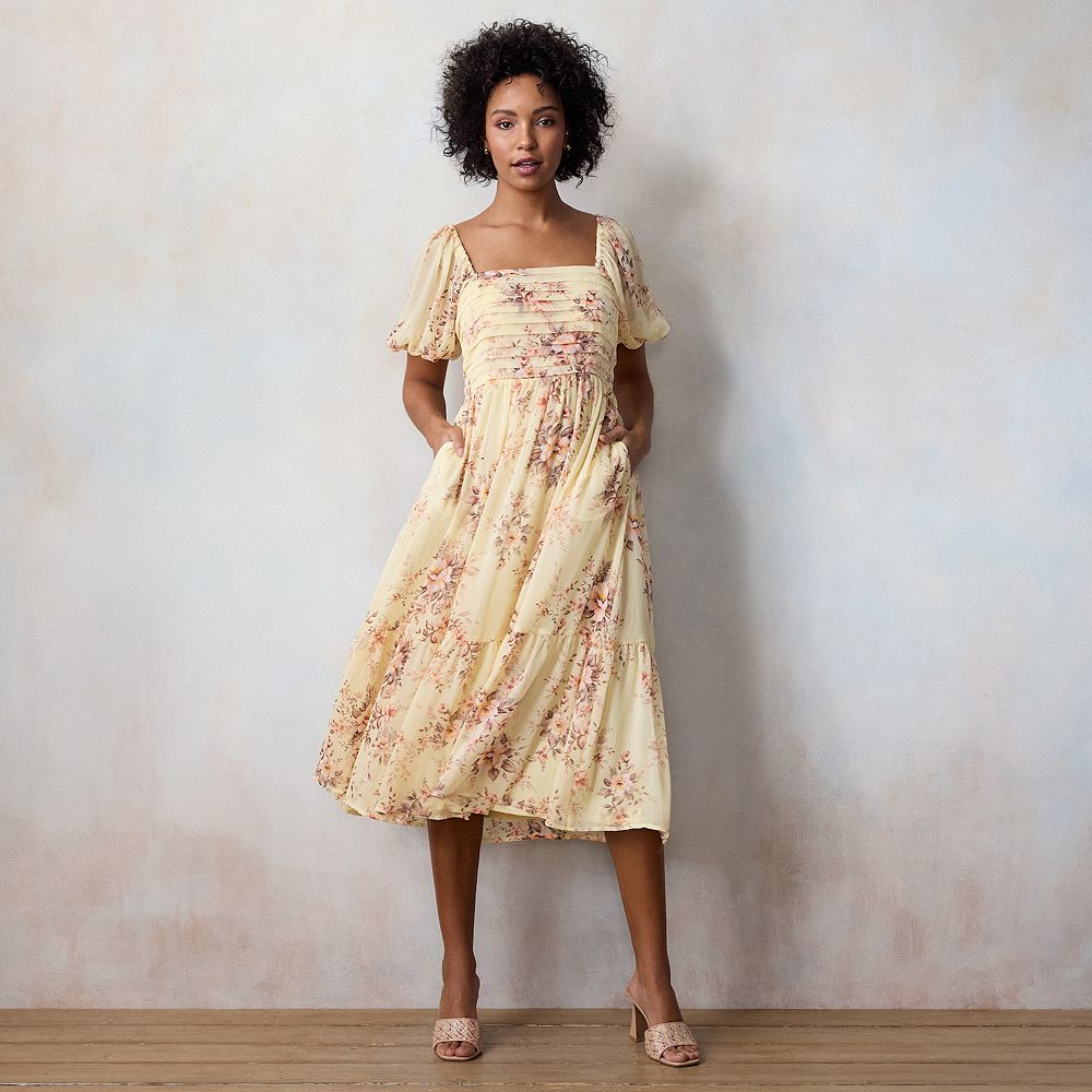 〖kさま専用〗HLT Pin Dot Pleated Long Dress Herlipto】 Pin Dot Pleated Long Dress