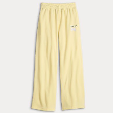 Juniors' Harper & Ivy Wide Leg Sweatpants