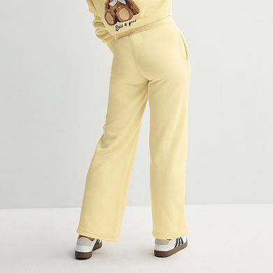 Juniors' Harper & Ivy Wide Leg Sweatpants