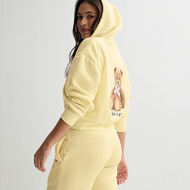 Juniors' Harper & Ivy Graphic Zip-Up Hoodie