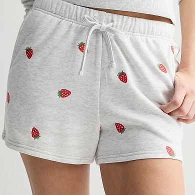 Juniors' Pink Republic Cozy Fleece Shorts