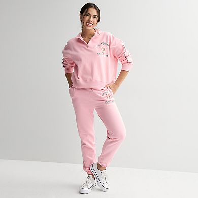 Juniors' Strawberry Shortcake '79 Quarter Zip Graphic Pullover
