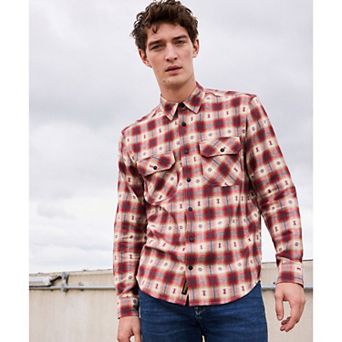 Men's NEXT Check Tribal Shirt