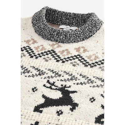 年始限定SALE♡ 【新品】Cache coeur knit pullover Men's NEXT Christmas Fairisle Sweater