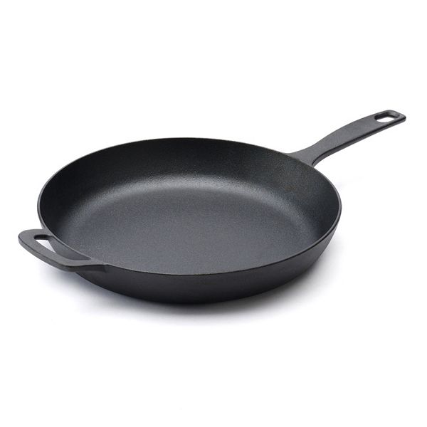 Food Network™ 12-inch Pre-Seasoned Cast-Iron Skillet - Black