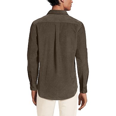 Men's Lands' End Corduroy Long Sleeve Shirt