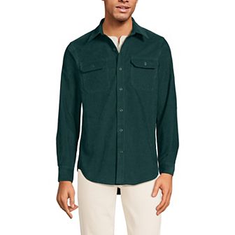 Men's Lands' End Corduroy Long Sleeve Shirt