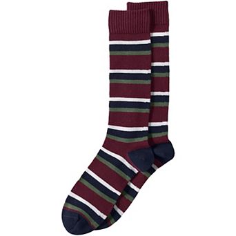 Men's Lands' End Novelty Crew Socks