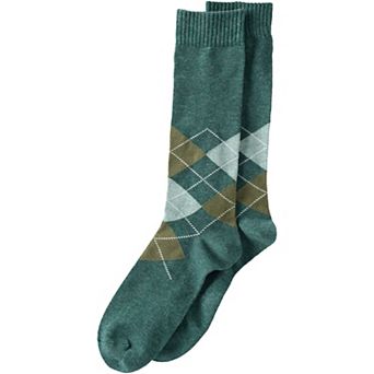 Men's Lands' End Novelty Crew Socks