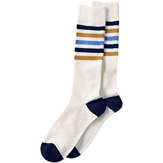 Men's Lands' End Novelty Crew Socks