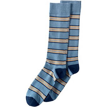 Men's Lands' End Novelty Crew Socks