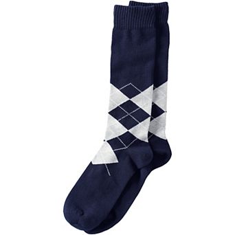 Men's Lands' End Novelty Crew Socks
