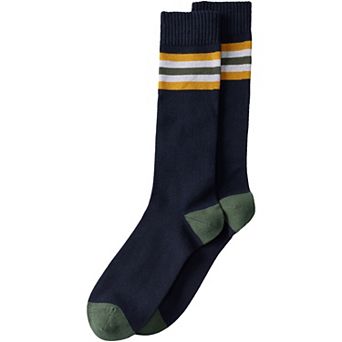 Men's Lands' End Novelty Crew Socks