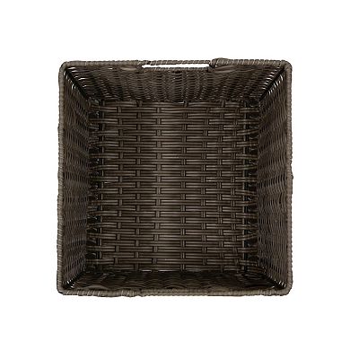 Sonoma Goods For Life® Resin Woven Cube Basket