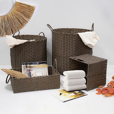 Sonoma Goods For Life® Resin Woven Cube Basket