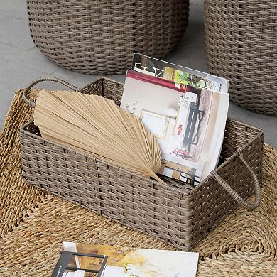 Sonoma Goods For Life® Resin Woven Basket