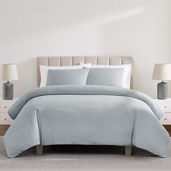 Cannon Heritage Cotton Waffle Comforter Set with Shams