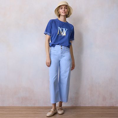 Women's LC Lauren Conrad Wildflower Wide Leg Pants