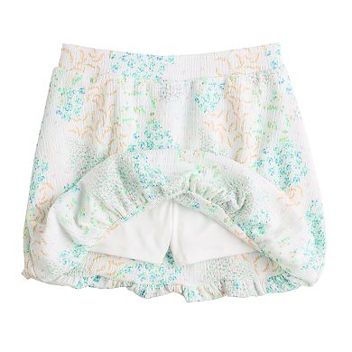 Girls 6-20 SO® Textured Bubble Skort in Regular & Plus Size