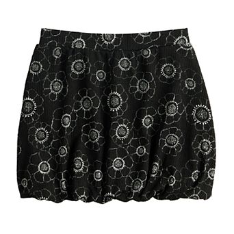 Girls 6-20 SO® Textured Bubble Skort in Regular & Plus Size