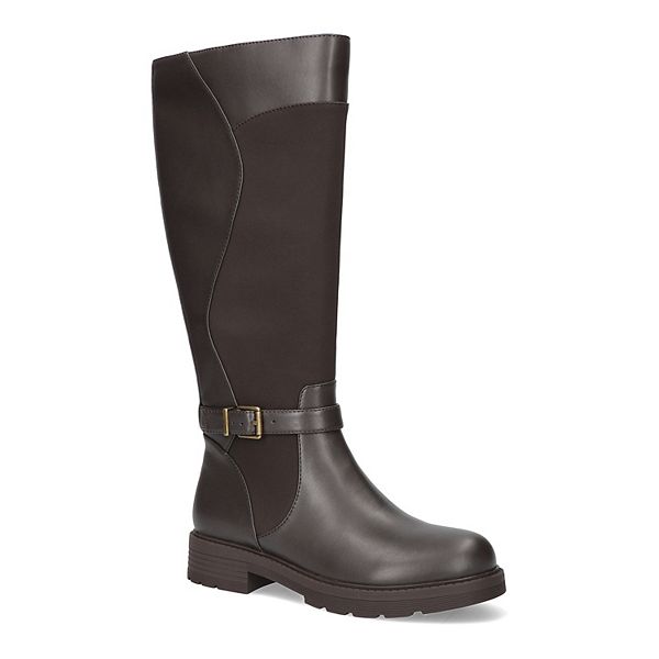 Easy Street Erica Plus Women's Tall Boots - Brown (9)