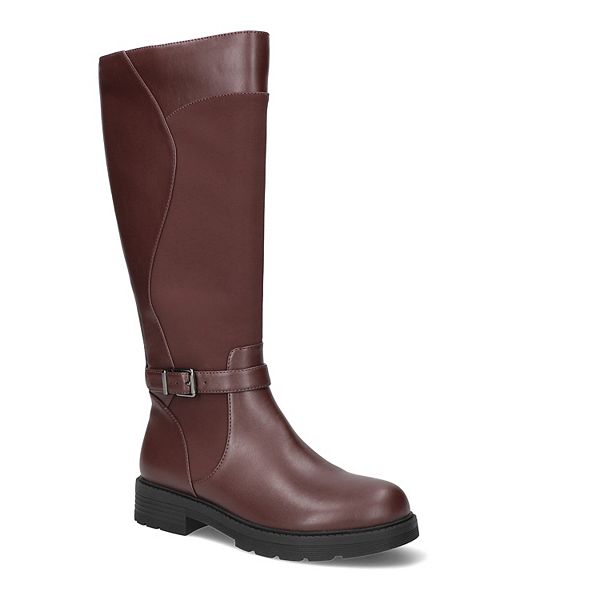 Easy Street Erica Plus Women's Tall Boots - Burgundy (8.5 WIDE)