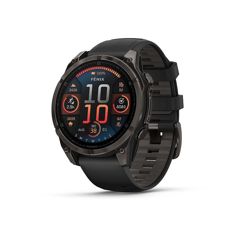 Garmin fēnix® AMOLED Sapphire GPS Smartwatch, Black Gray